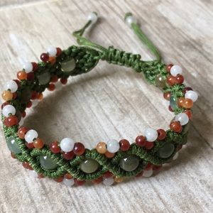 Lotus Asian Inspired Bracelet- adjustable